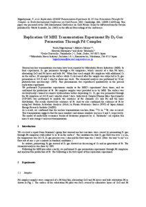REPLICATION OF MHI TRANSMUTATION EXPERIMENT BY D2 GAS PERMEATION THROUGH PD COMPLEX