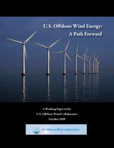 U.S. Offshore Wind Energy: A Path Forward A Working Paper of the U.S. Offshore Wind Collaborative October 2009