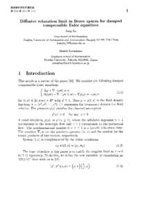 Diffusive relaxation limit in Besov spaces for damped compressible Euler equations