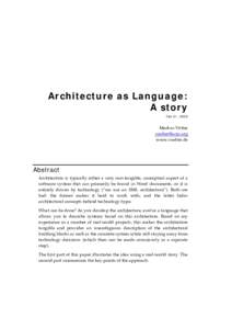 Microsoft Word - ArchitectureAsLanguage-PDF.doc