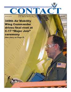 CONTACT America’s First Choice Vol. 24, No. 05  Magazine for and about Air Force Reserve members assigned