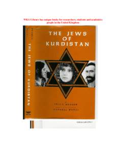 Microsoft Word - Jews of Kurdistan.doc