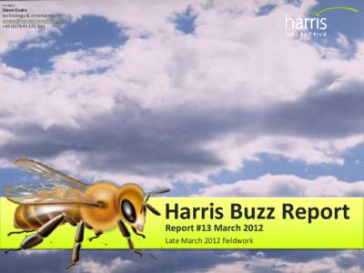 Harris Interactive Buzz Report Wave 13 - March 2012