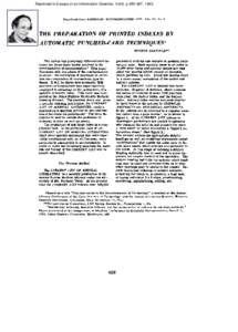 Reprinted in Essays of an Information Scientist, Vol:6, p[removed], 1983  Reprinted from