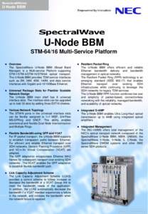 U-Node BBM  U-Node BBM STM[removed]Multi-Service Platform n