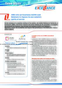 Case Study ® INRS rolls out Exceliance ALOHA Load Balancers to improve its new website’s quality of service