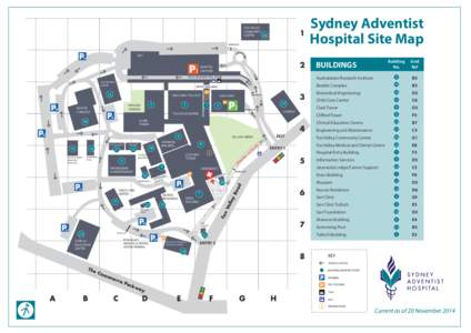 FOX VALLEY COMMUNITY CENTRE Sydney Adventist Hospital Site Map