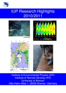 IUP Research Highlights[removed] © IFM-GEOMAR  Institute of Environmental Physics (IUP)