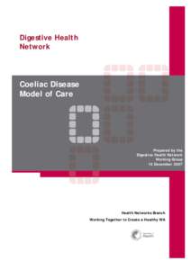 Digestive Health Network Coeliac Disease Model of Care