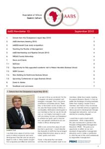 AABS Newsletter 12:  September.