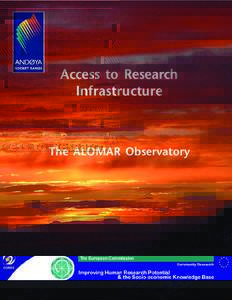 Access to Research Infrastructure The ALOMAR Observatory  The ALOMAR Observatory