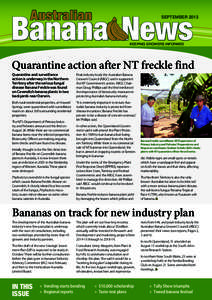 Banana News Australian SEPTEMBER[removed]KEEPING GROWERS INFORMED