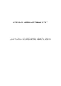 Law / Arbitration / Legal terms / Arbitral tribunal / Court of Arbitration for Sport / Business law / Consumer arbitration / Beijing Arbitration Commission