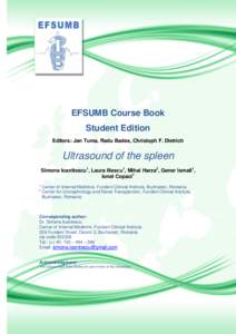 Ultrasound of the spleen  1 EFSUMB Course Book Student Edition