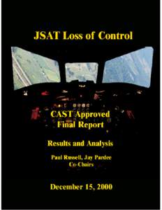JSAT Loss of Control  CAST Approved Final Report Loss of Control JSAT Results and Analysis
