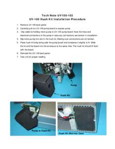Microsoft Word - UV100-102 UV-100 Hush Kit Installation Procedure.doc