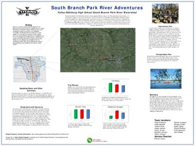 South Branch Park River Adventures Valley-Edinburg High School South Branch Park River Watershed Birding  The south branch of the Park River is home to many opportunities for family fun. From sparrows to snowy owls, from