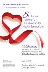 8  th Annual Women’s Cardiovascular Health Symposium