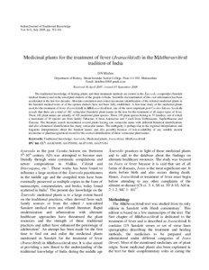 Indian Journal of Traditional Knowledge Vol. 8(3), July 2009, pp[removed]