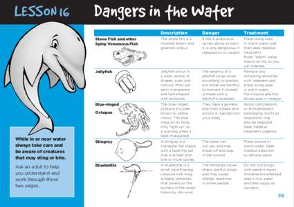 Water safety – marine safety activity book