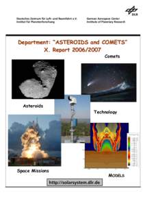 Comet / Space dust / Rosetta / Solar System / Asteroid / Jupiter / Comet dust / Comet Rendezvous Asteroid Flyby / Space / Astronomy / Planetary science