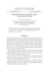 MYCOTAXON Volume 102, pp. 209–220