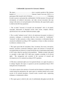 Microsoft Word - Confidentiality_Agreement.doc