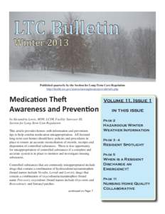 LTC Bulletin - Volume 11, Issue 1 Winter 2013.indd