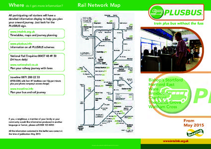 Where  do I get more information? Rail Network Map
