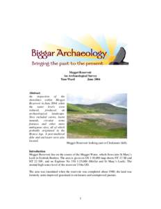Megget Reservoir An Archaeological Survey Tam Ward JuneAbstract
