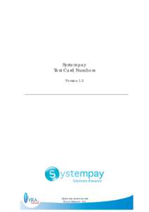 Systempay - cartes de test