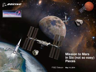 Mission to Mars in Six (not so easy) Pieces FISO Telecon © 2010 All Boeing.