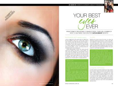 as seen in cosmetic surgery & Beauty Magazine  pr co o sm ce dueti