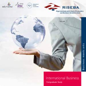 RISEBA buklets MA International Business EN