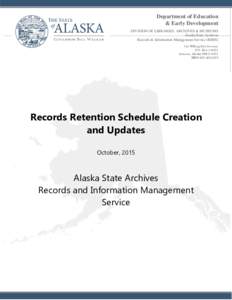 Microsoft Word - Records Retention Schedule Creation & Updates_final