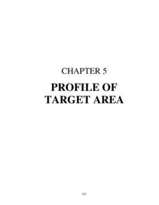 CHAPTER 5  PROFILE OF TARGET AREA  163