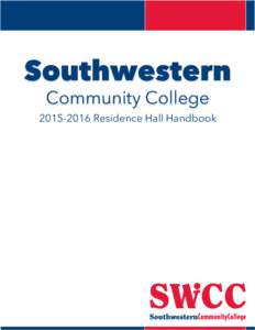 Southwestern Community CollegeResidence Hall Handbook  Welcome