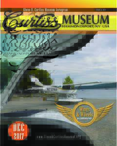 Inside this issue Buffalo News Article.............................................1 Wings and Wheels Event...................................2-3 Restoration Update...............................................4 Upcomi