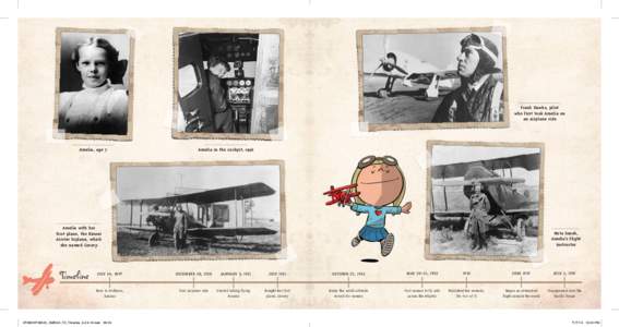 Frank Hawks, pilot who first took Amelia on an airplane ride Amelia, age 7
