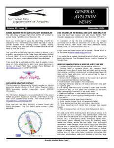 GENERAL AVIATION NEWS Volume 22, Issue 12  December 2014