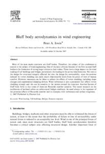 Aerodynamics / Wind tunnel / Vortex shedding / Tuned mass damper / Wind engineering / Reynolds number / Wind / RWDI / Vortex / Fluid dynamics / Fluid mechanics / Dynamics