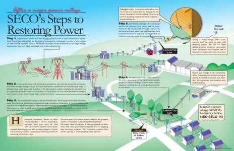 After a major power outage  SECO’s Steps to Restoring Power  Step 1.