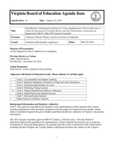 Microsoft Word - BOE Agenda Item Boilerplate for HB197 Final Review[removed]Revised[removed]docx