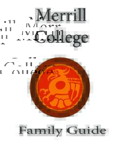 Merrill College Family Guide 1