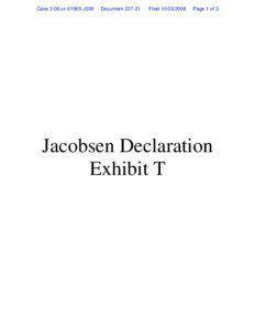 Jacobsen Declaration