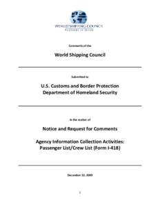 Government / U.S. Customs and Border Protection / Law enforcement in the United States / United States Coast Guard / Homeland security / Office of CBP Air and Marine / 10 + 2 / United States Department of Homeland Security / National security / Public safety