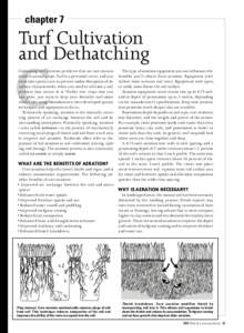 chapter 7  Turf Cultivation and Dethatching  C