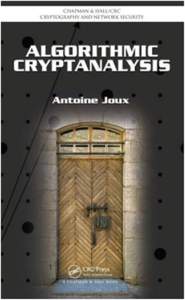 Algorithmic cryptAnAlysis © 2009 by Taylor and Francis Group, LLC  CHAPMAN & HALL/CRC