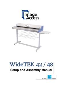 Setup and Assembly Manual WT 42/48