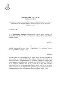 Microsoft Word - E-1-14 ESA v Iceland -Judgment - final.docx